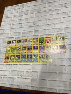Pokemon Gym Challenge Pokemon Lot of 28 Cards Vintage Vtg Card NO DUPES - LP TCG - Image 1