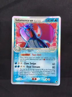 Pokemon Cards: EX Dragon Frontiers Rare Holo: Salamence EX 98/101 - Image 1