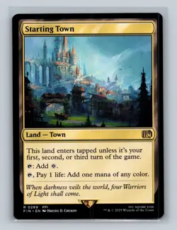 MTG - Starting Town - 289 - FINAL FANTASY - Rare - NM - Image 1