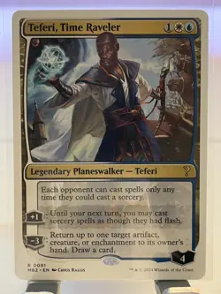 Teferi, Time Raveler (White Border) Mystery Booster 2 Regular - Image 1