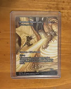 MTG Dragon Of Mount Gulg (012) *Non-Foil* Showcase Final Fantasy MT/NM Amano Art - Image 1