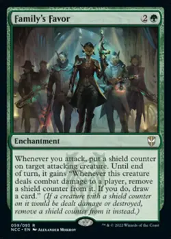 MTG Commander Streets of New Capenna R Family's Favor #059 - Image 1