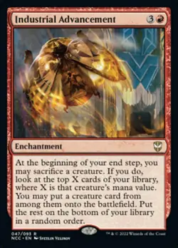 MTG Commander Streets of New Capenna R Industrial Advancement #047 - Image 1