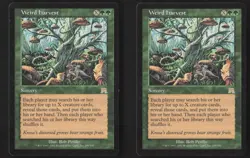 2x Weird Harvest Onslaught Magic The Gathering MTG Qty 2 $0.99 shipping - Image 1