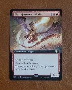 NM Extended Art Blast-Furnace Hellkite #059 The Brother's War Commander BRC - Image 1