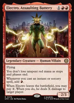 FOIL Electro, Assaulting Battery - Spiderman - SPM MTG - Image 1