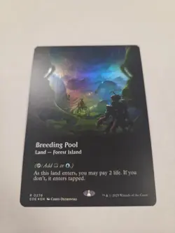Breeding Pool (Borderless) Edge of Eternities Foil Printing Lines Error - Image 1