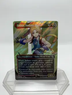 Zidane, Tantalus Thief X1 Mtg Final Fantasy Nm Surge Foil Borderless 0550 - Image 1