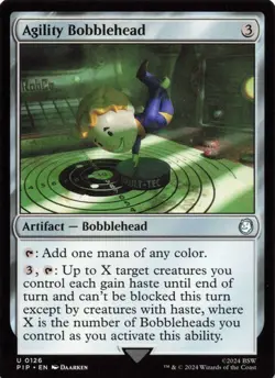 2024 Magic: The Gathering Fallout Agility Bobblehead #U 0126 - Image 1