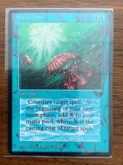 MTG Mana Drain Legends 1994 Mark Tedin Magic The Gathering - Image 1