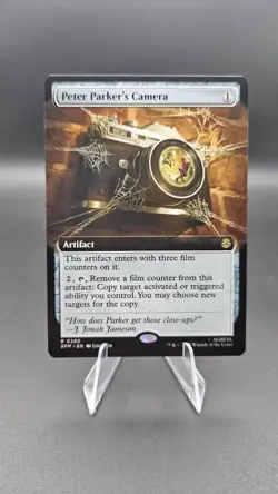 x1 Peter Parker's Camera - Extended Art R MTG Marvel's Spider-Man M/NM, English - Image 1