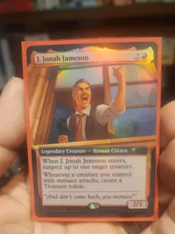J. Jonah Jameson Marvel's Spider-Man Foil Atlanta Magicon Promo - Image 1