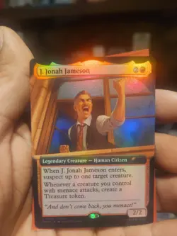 J. Jonah Jameson Marvel's Spider-Man Foil Atlanta Magicon Promo - Image 2