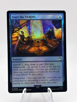 Start the TARDIS 0056 Foil Universes Beyond: Doctor Who WHO MTG NM - Image 1