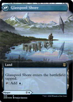 MTG Glasspool Mimic (Extended Art) (328) | NM Foil | Zendikar Rising (ZNR) - Image 3