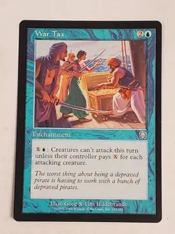 MTG War Tax (Mercadian Masques/Blue/U) - BGM - Image 1
