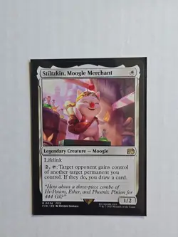 Stiltzkin, Moogle Merchant - Final Fantasy - NM - MTG Magic - Rare - Creature - Image 1