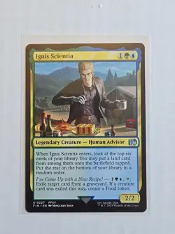 Ignis Scientia - Final Fantasy - NM - MTG Magic - Uncommon - Creature - Image 1