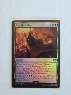 The Final Days (Foil) - Final Fantasy - NM - MTG Magic - Uncommon - Sorcery - Image 1