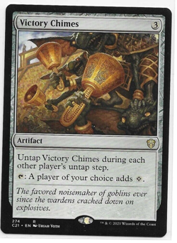Victory Chimes Magic the Gathering Commander: 2021 MTG Rare - Image 1