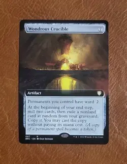 NM Extended Art Wondrous Crucible #067 Commander: The Brothers' War BRC - Image 1