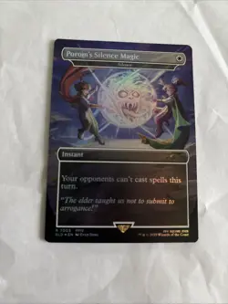 Porom's Silence Magic - Silence (Rainbow Foil) Secret Lair Drop Foil - Image 1