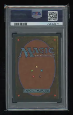 MTG Revised 3rd Edition EARTHBIND Enchantment PSA 9 MINT Banned Artwork - Image 2
