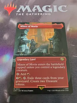 Mtg. Mines of Moria. Borderless. The Lord of the Rings. Pack Fresh - Image 1