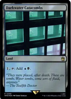 MTG Darkwater Catacombs | NM Foil | Doctor Who (WHO) - Image 2