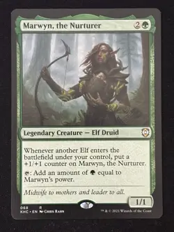 1x MTG Marwyn, the Nurturer - Commander: Kaldheim (KHC) #68 - Magic - Image 1