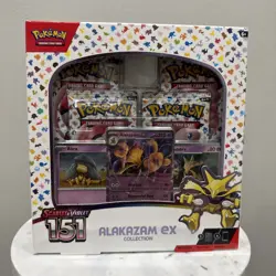 151 Scarlet & Violet Alakazam ex Collection Box Pokemon TCG **SEALED/NEW** - Image 1