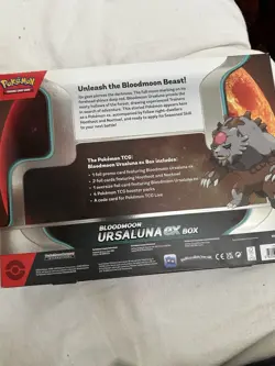 Pokemon Bloodmoon Ursaluna Ex Box | Factory Sealed - NEW !Sealed Usa Seller - Image 3
