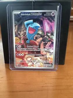 Team Rocket’s Wobbuffet Pokemon TCG Destined Rivals Black Star Promo SVP 203 - Image 1