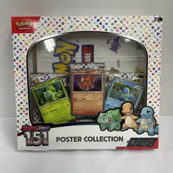 Pokemon TCG Scarlet & Violet - 151 Poster Collection Box - 3 Packs 820650853166 - Image 1