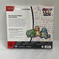 Pokemon TCG Scarlet & Violet - 151 Poster Collection Box - 3 Packs 820650853166 - Image 2