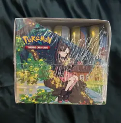 Pokemon TCG Crown Zenith Mini Tin Display SEALED Leon Charizard & Marnie - Image 2