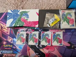 1x Pokemon Sun & Moon Cosmic Eclipse EMPTY Elite Trainer Box ETB + Accessories - Image 1