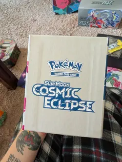 1x Pokemon Sun & Moon Cosmic Eclipse EMPTY Elite Trainer Box ETB + Accessories - Image 3
