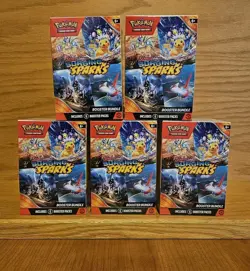 Surging Sparks Pokemon TCG Booster Bundle New Factory Sealed Lot Of 5 - Image 1