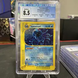 Tentacruel Pokemon Aquapolis Holo H26/H32 CGC 8.5 NM/Mint PSA BGS - Image 1
