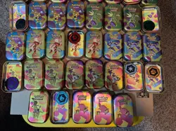 LOT OF 45 Empty Pokemon TCG Scarlet & Violet 151 Mini Tins NO PACKS - Image 2