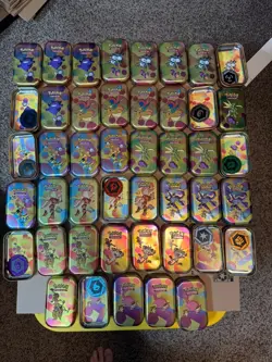 LOT OF 45 Empty Pokemon TCG Scarlet & Violet 151 Mini Tins NO PACKS - Image 4