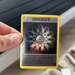 Pokemon TCG Team Rocket Rainbow Energy 17/82 holo rare LP - Image 1