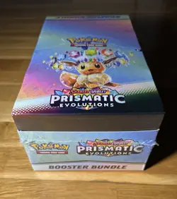 POKEMON S & V : PRISMATIC EVOLUTIONS FACTORY SEALED BOOSTER BUNDLE DISPLAY CASE - Image 2