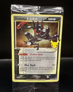 Pokemon Greninja Gold Star Promo Sealed SWSH144 Celebrations Black Star B - Image 1