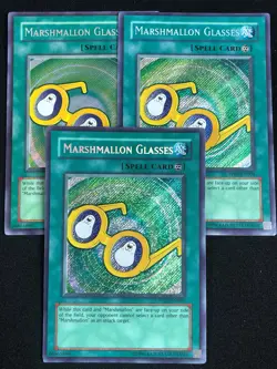 YUGIOH MARSHMALLON GLASSES PP01-EN004 SECRET X3 LP - Image 1