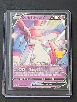 Dark Sylveon v SWSH134 2021 25th Anniversary Celebrations Promo Card NM - Image 3