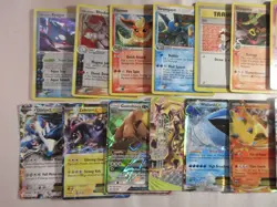 Large Lot of Damaged Pokemon Cards with Pikachu, Holos, Vintage, Etc. - Image 2