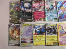 Large Lot of Damaged Pokemon Cards with Pikachu, Holos, Vintage, Etc. - Image 4