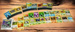 Pokemon Japanese Card Lot 30+ Vintage - Commons No Holos w/ Small Binder - Image 1